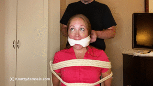 knottydamsels.com - Rachel Adams: Chairbound & Cleave Gagged thumbnail